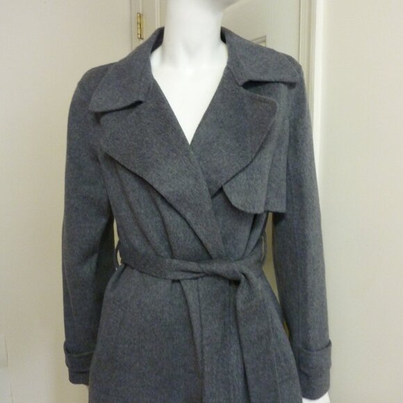 Theory 'Oaklane DF New Divide' Wool & Cashmere Coat - Picture 2 of 5